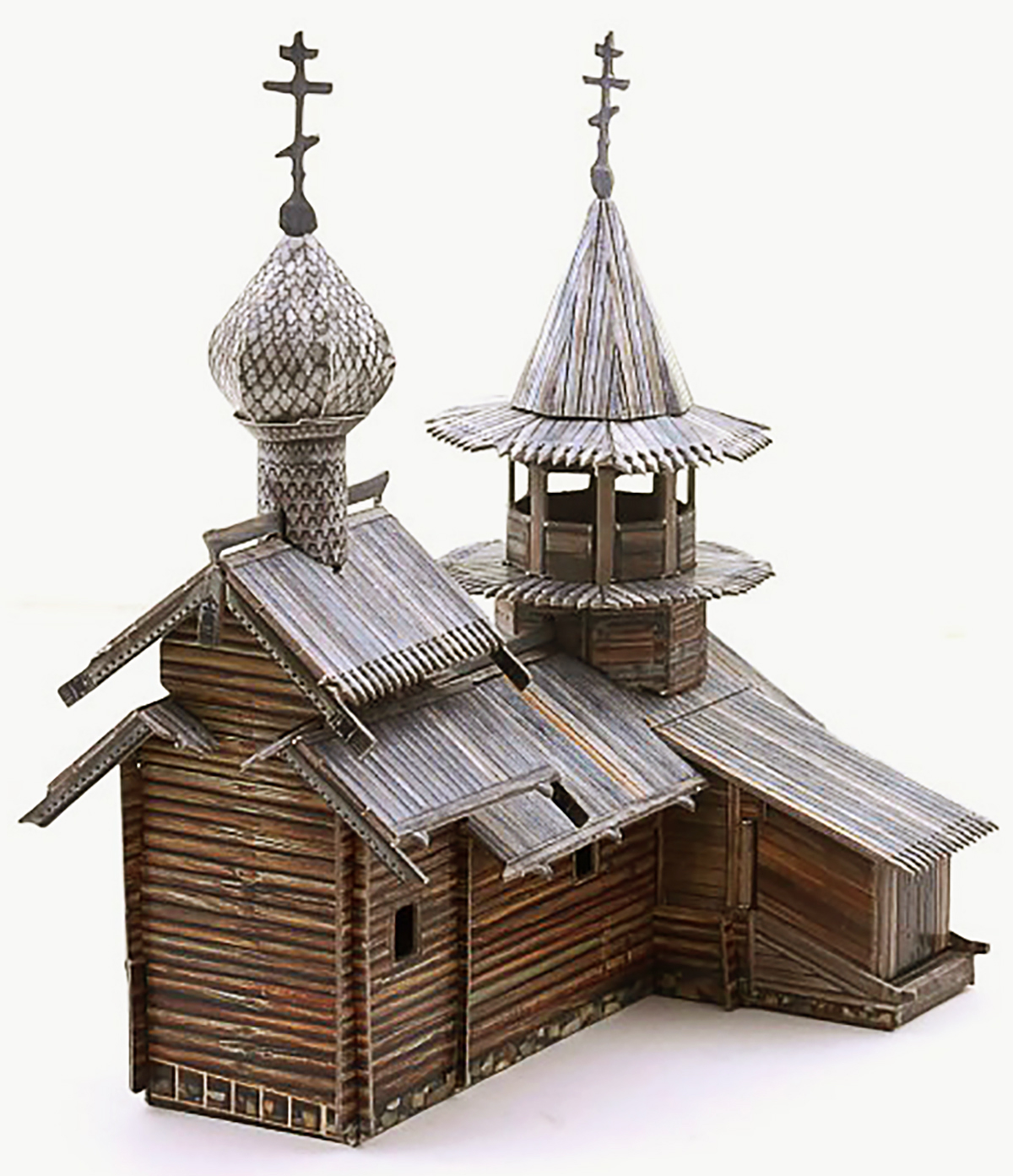3D Puzzle KARTONMODELLBAU Modell Geschenk Kapelle des Erzengels Michael Kizhi